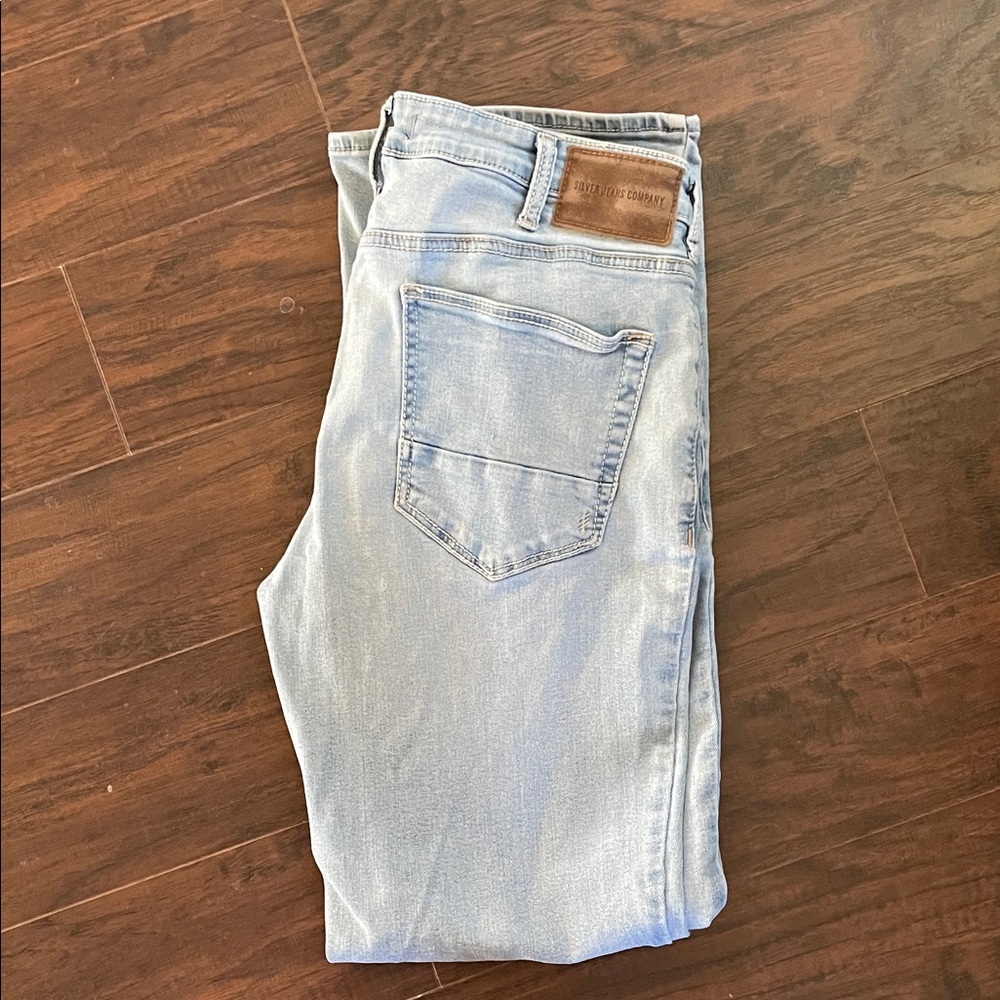 Silver Jeans Men's Light Blue Bootcut Jeans